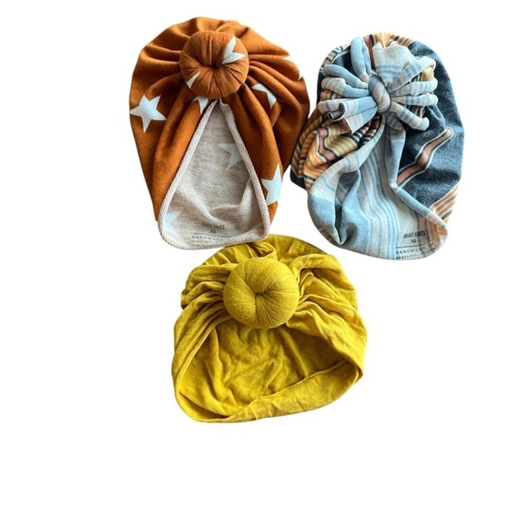 Bunny Knot Infant Hair Wraps Bundle of Three Size Extra Small - Picture 1 of 8